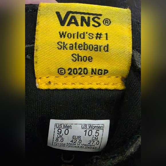 Vans x National Geographic Sk8-Hi High-Top Sneakers - Men's 9/Women 10.5 - Picture 6 of 7